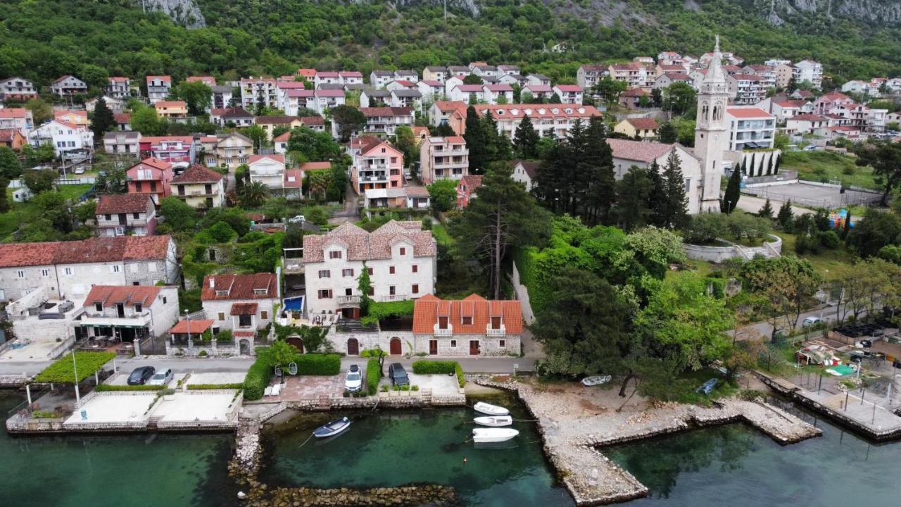 Villa Luxury Stone On The Sea With Private Pool And View Kotor Luaran gambar