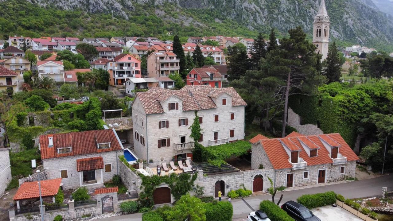 Villa Luxury Stone On The Sea With Private Pool And View Kotor Luaran gambar